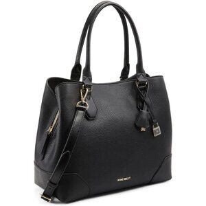 Lightweight Brooklyn Jet Set Carryall - Stylish Black Tote with Secure Closure